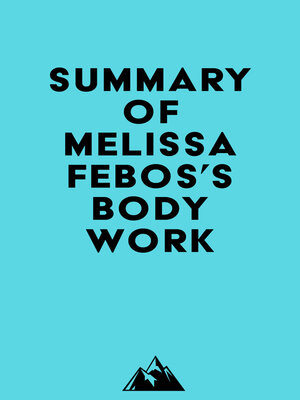cover image of Summary of Melissa Febos's Body Work